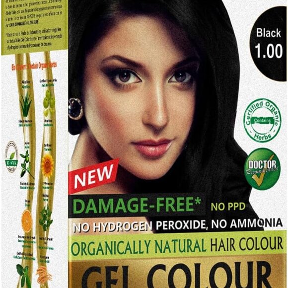 Indus Valley Natural Organic Damage Free Permanent Gel Hair Color, Ammonia Free, - Picture 7 of 7